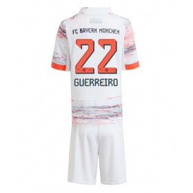 Dětské fotbalový komplet Bayern Munich Raphael Guerreiro #22 Venkovní košile 2025-26 Krátkým Rukávem
